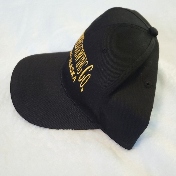 Vintage NWT Snapback Ball Cap Skagway Brewing Co. Black and Gold - Picture 2 of 7